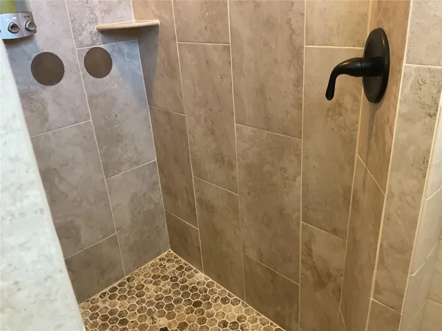 Master bath walk-in shower