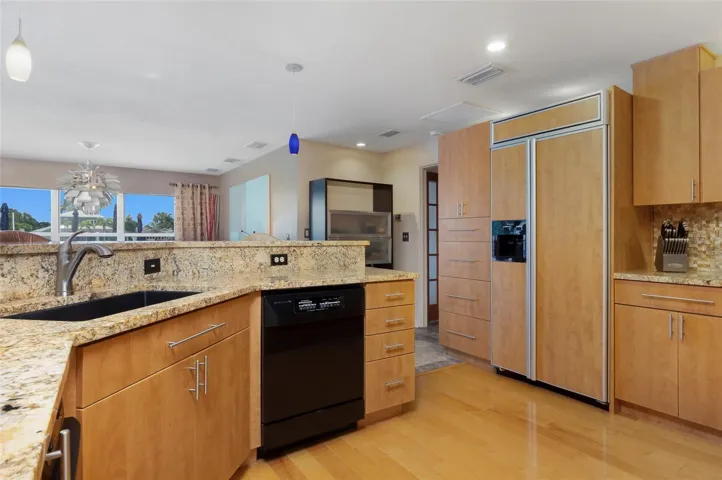 Kitchen with lots of built-ins