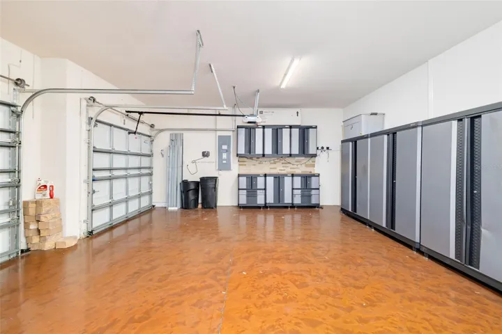 Garage with storage