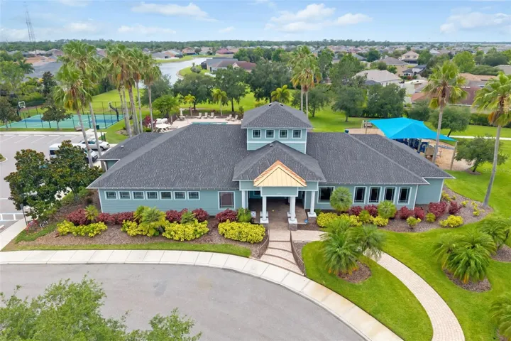 Club house with meeting room and fitness