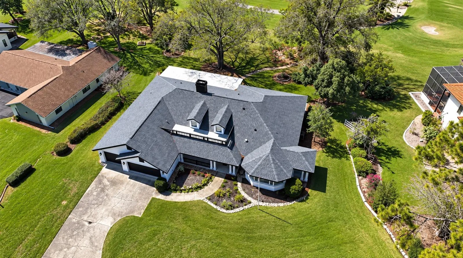 arial view