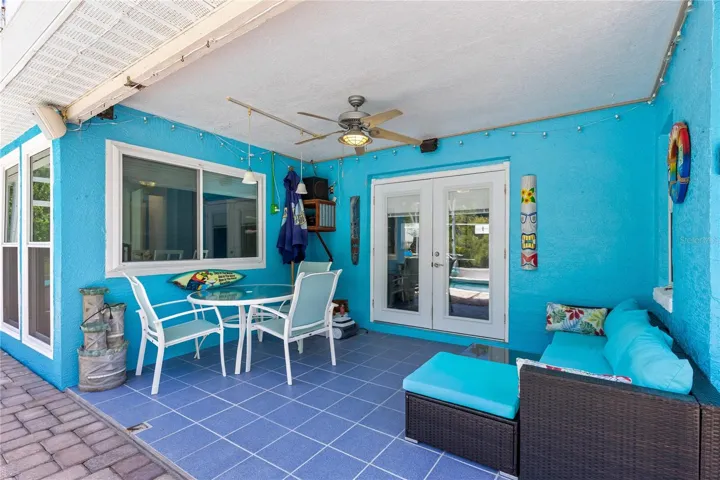 Rear patio