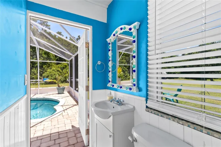 Pool bathroom
