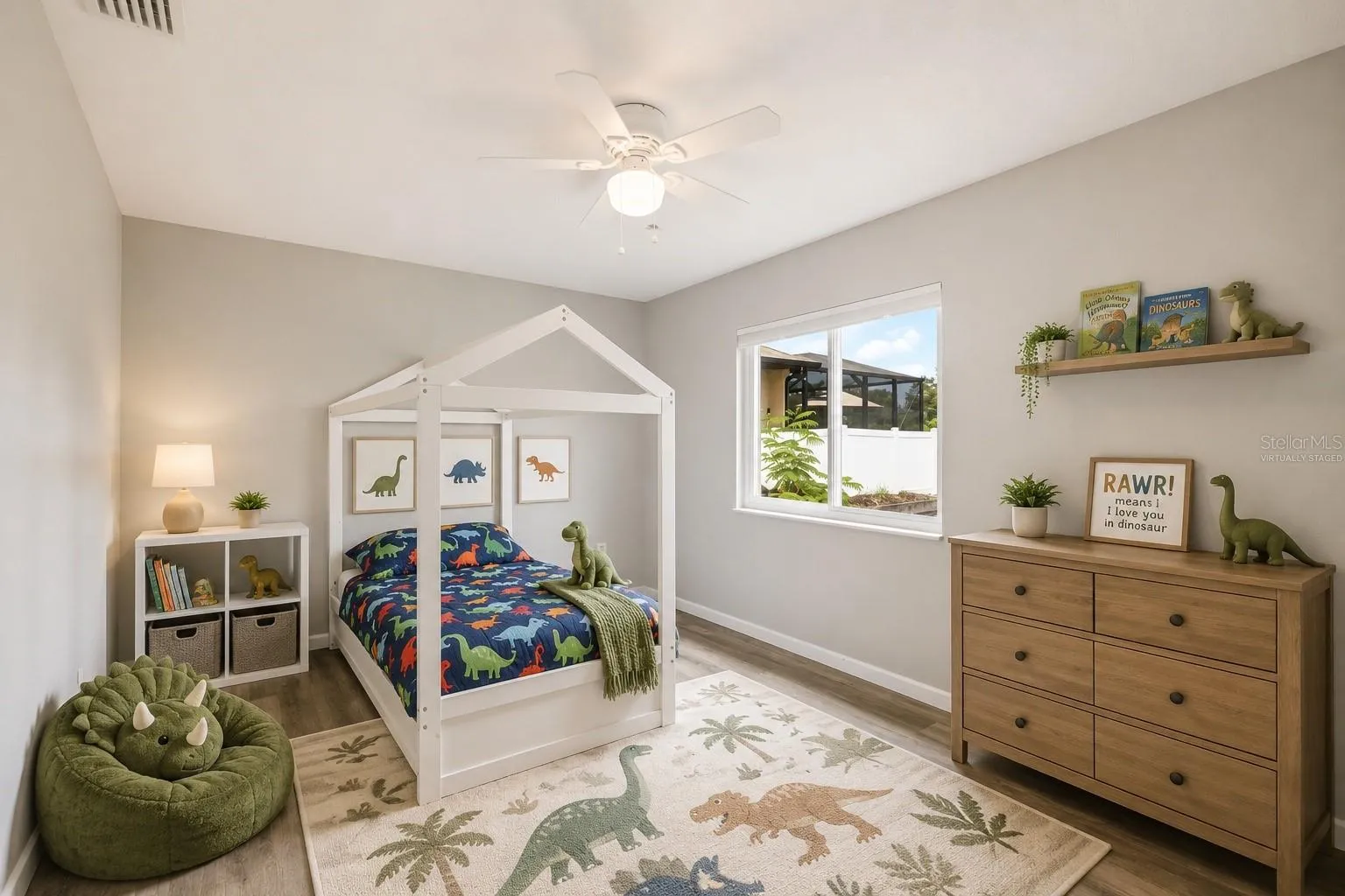 2nd bedroomvirtually staged