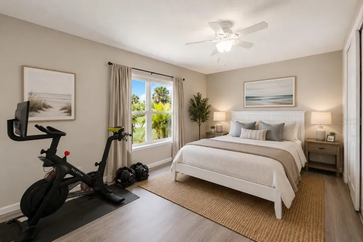 master bed.virtually staged