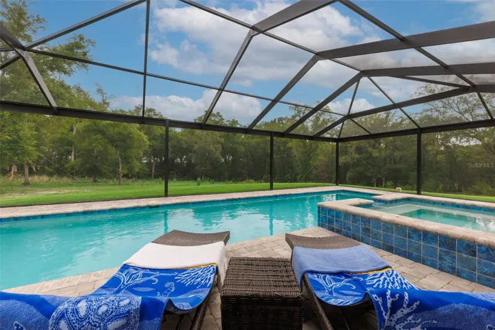 Screened in Pool Area