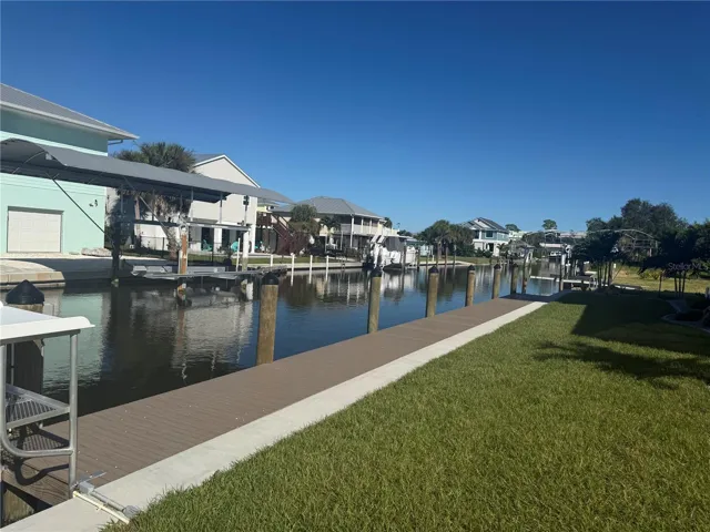 Dock for deep water canal