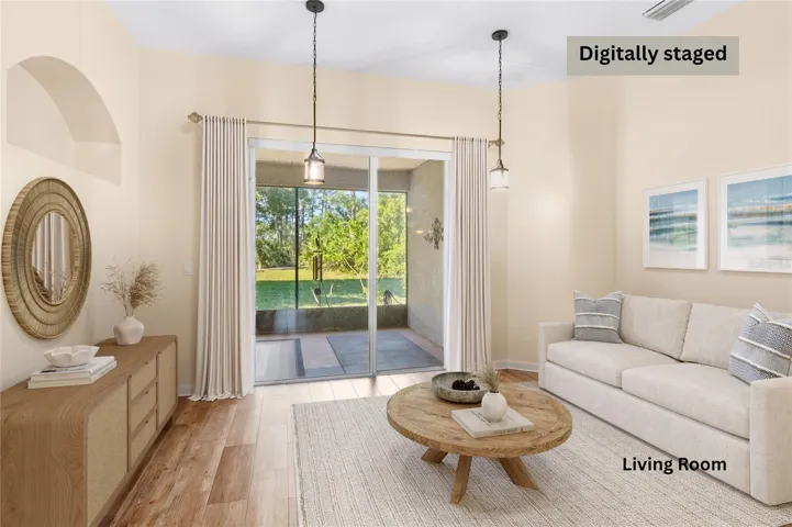 sitting area or piano room
