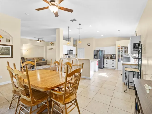 Dedicated dining room perfect for family meals and gatherings