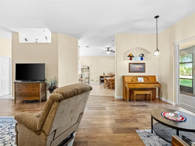 Comfortable living area with seamless flow to adjacent spaces