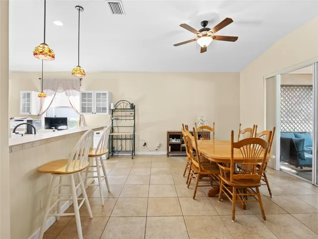 Conveniently located near the kitchen for easy entertaining