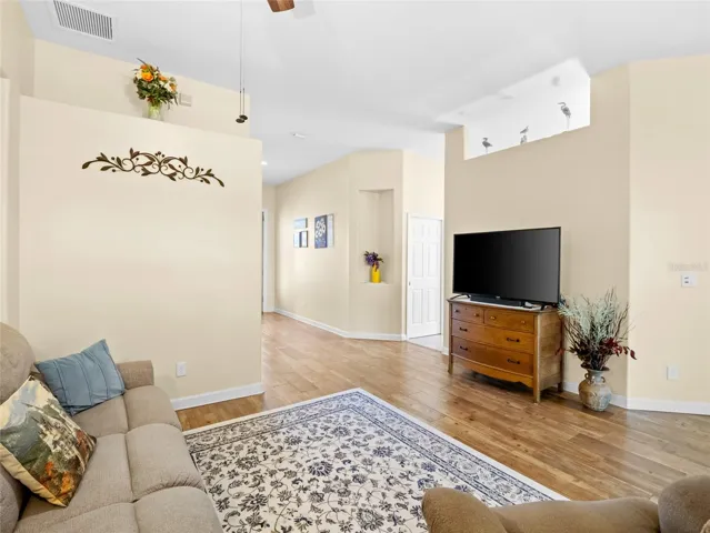 Comfortable living area with seamless flow to adjacent spaces