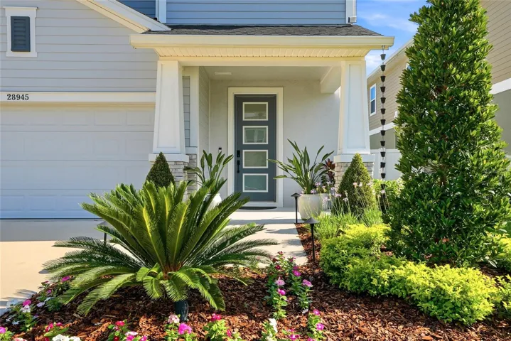 Meticulously maintained yard