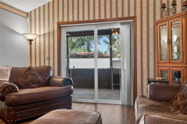 Sliding Door going to Enclosed Porch