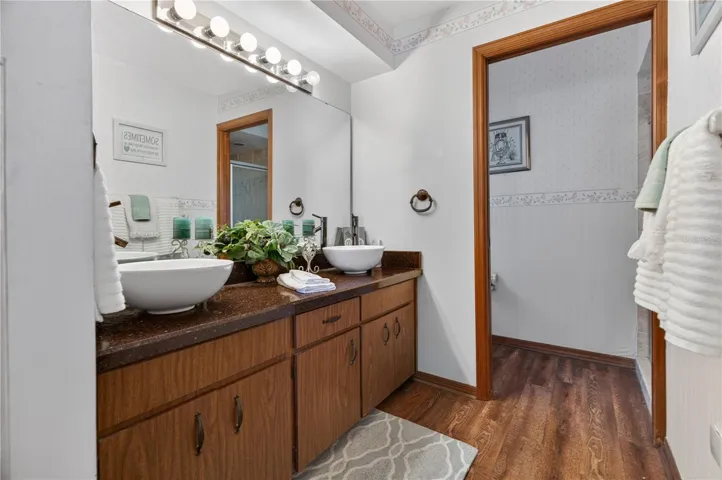 Primary Bathroom with Dual Sinks