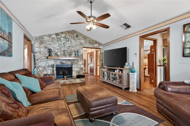 Family Room with Fireplace