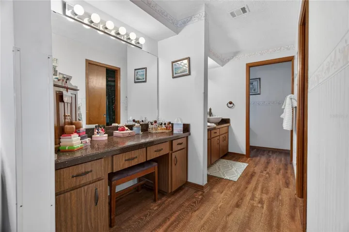 Primary Bathroom with Vanity Mirror