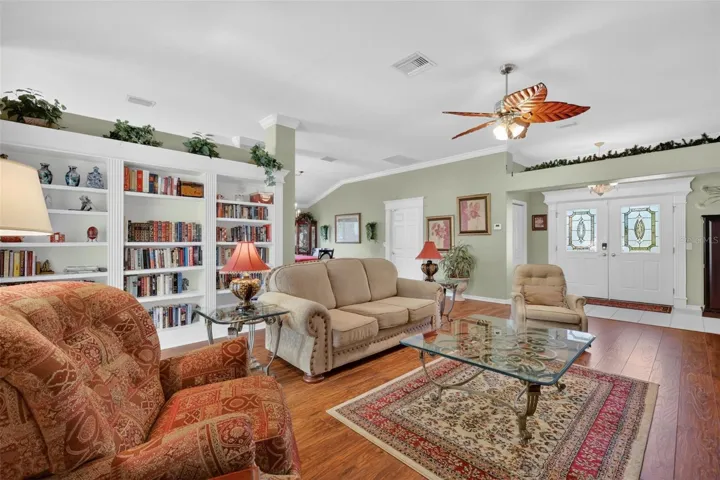 Living Room with Built in