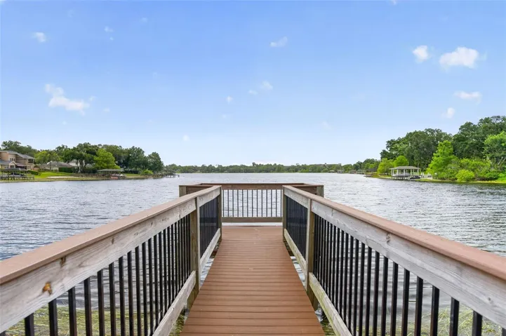 Dock at Homer Hough Park at Lake Sybelia Point
