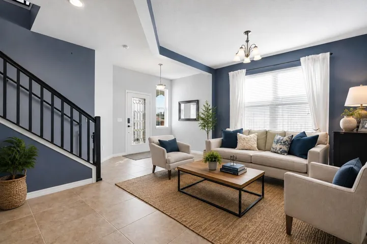 Front room - virtually staged
