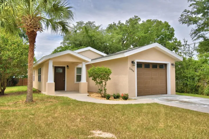 Front of Subject property
