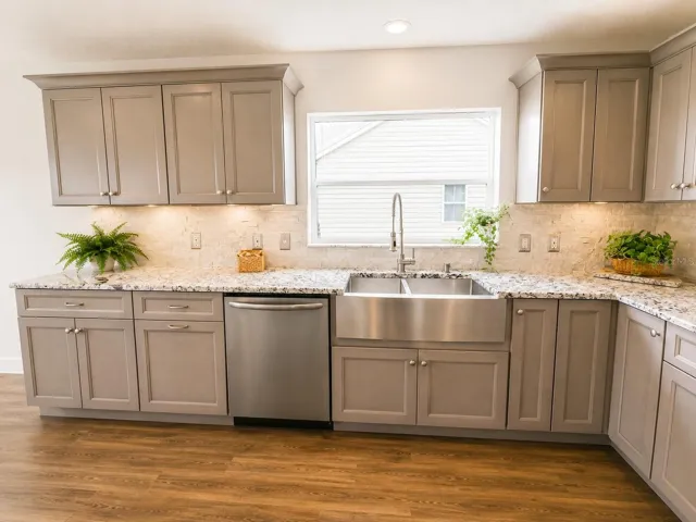 Kitchen with dishwasher