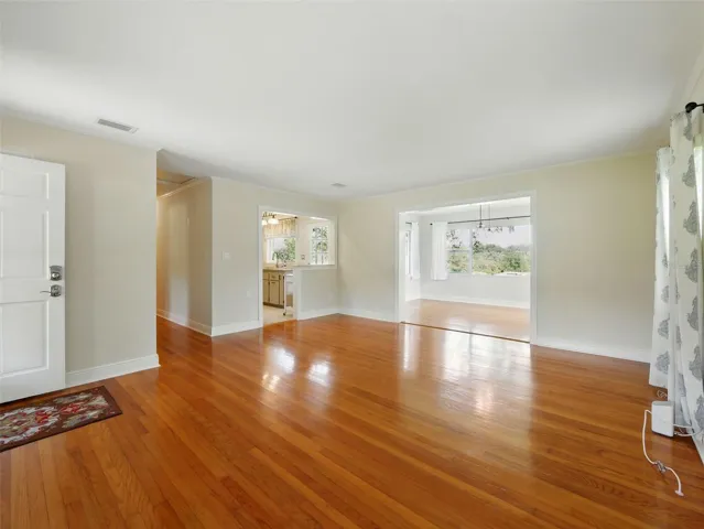 Stunning wood floors.