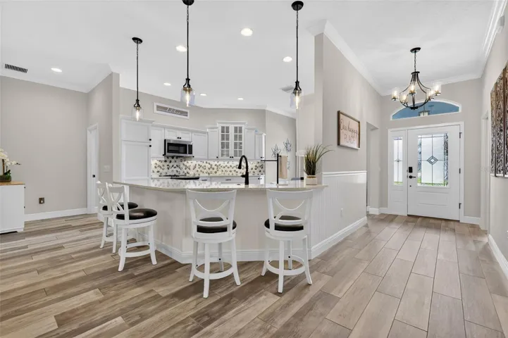 Foyer and Kitchen