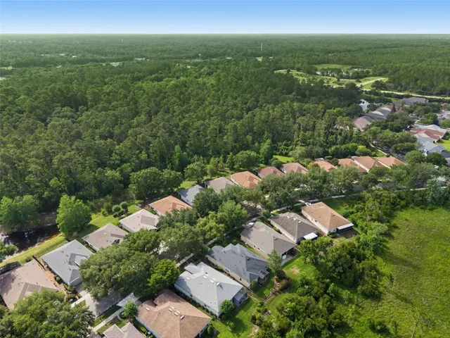 Aerial view of the surrounding area by the home