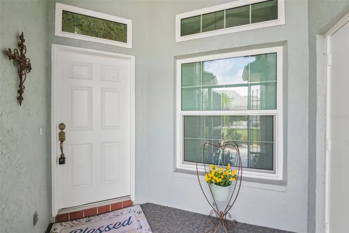 Side porch entry