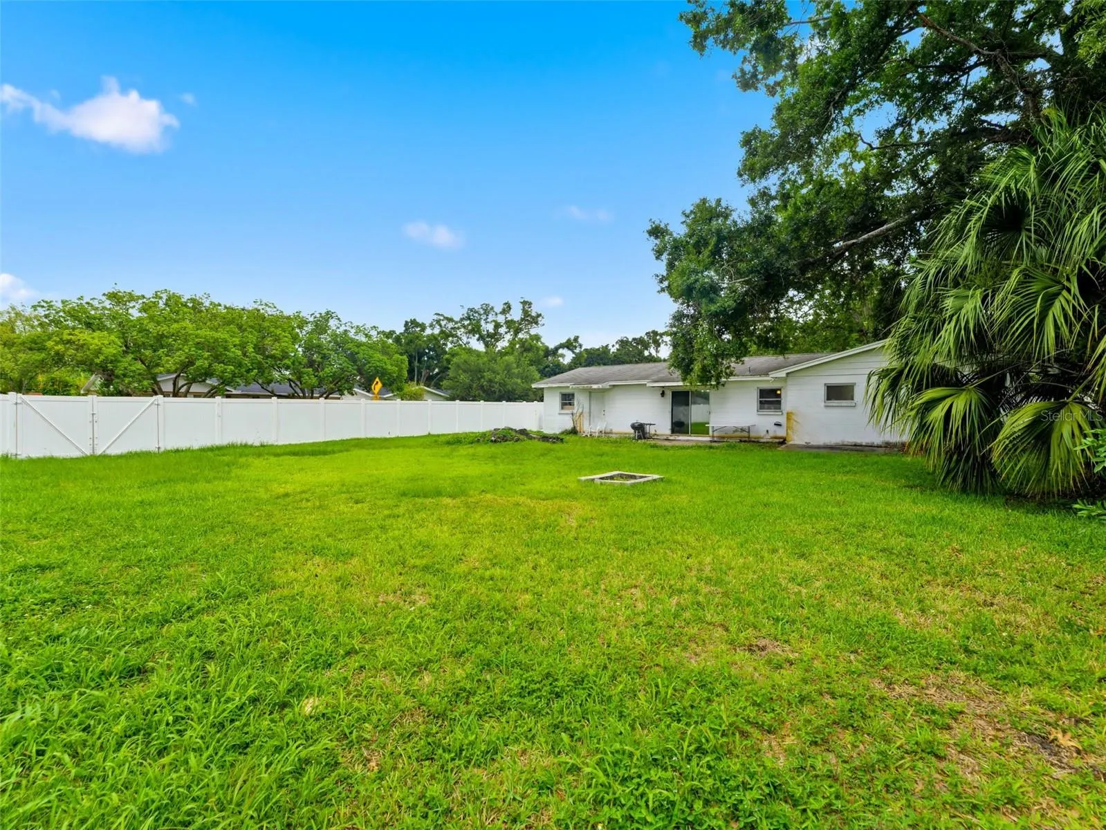 Back view of home