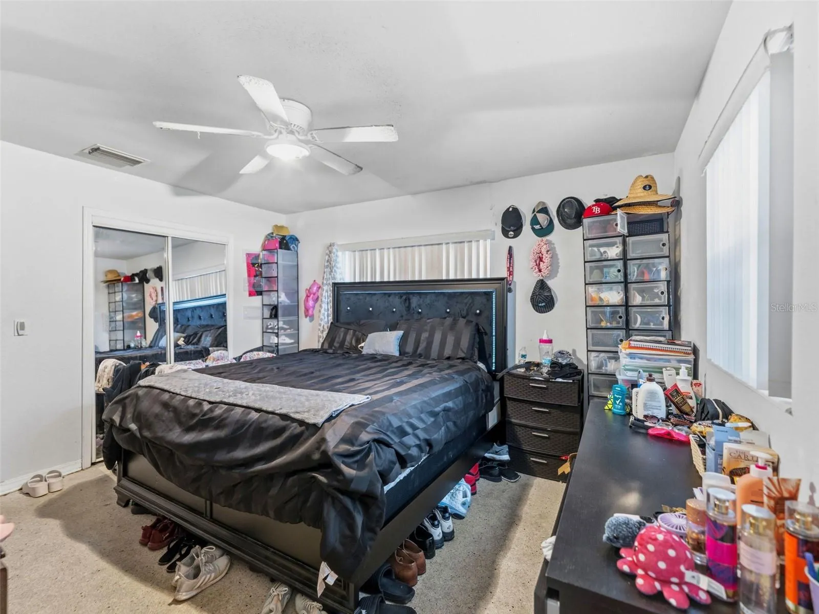 Primary bedroom with closet