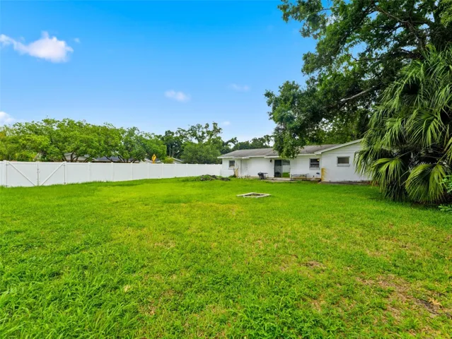 Back view of home