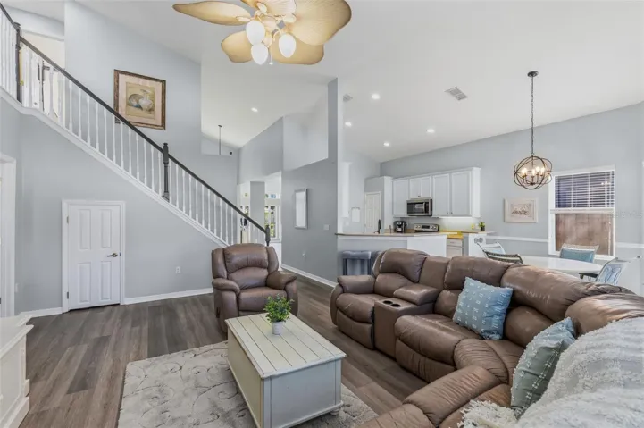 Soothing paint choices throughout