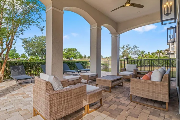 Covered Lanai by the pool