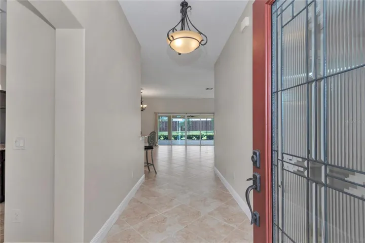 Front door and foyer