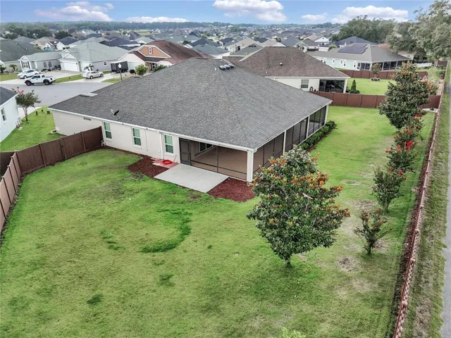 Aerial view of home