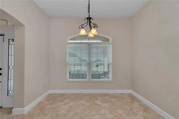 Formal dining area
