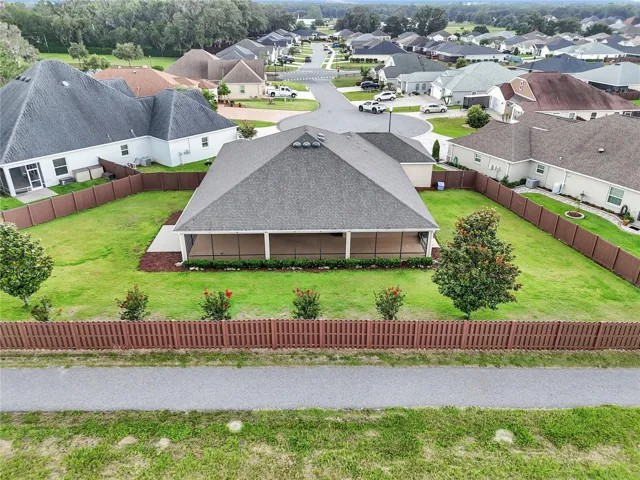 Aerial view of home