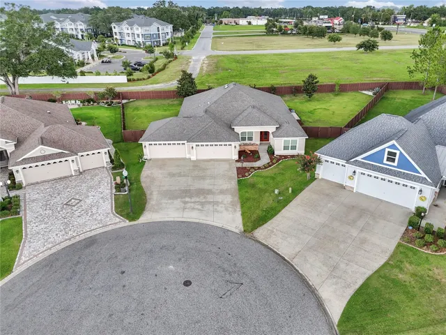 Aerial view of home