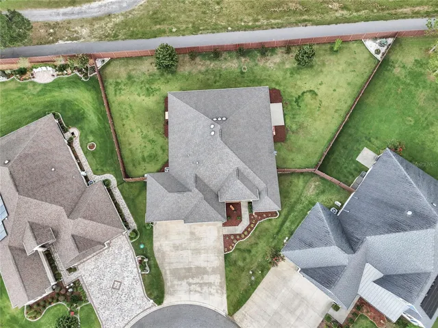 Aerial view of home