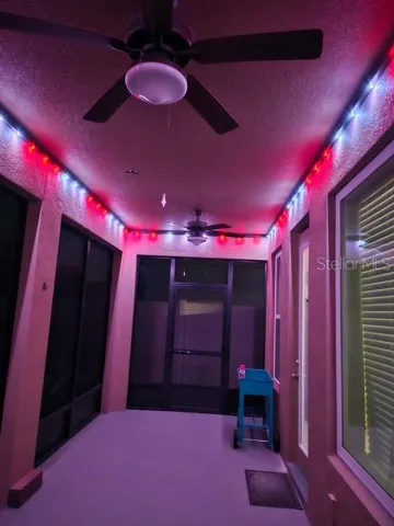 Back patio lighting