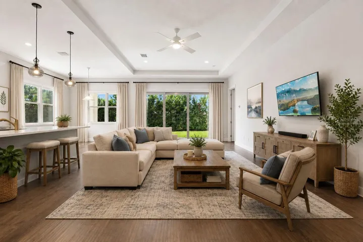 Family Room - Virtually Staged