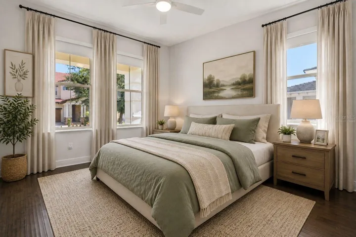 Bedroom 2 - Virtually Staged