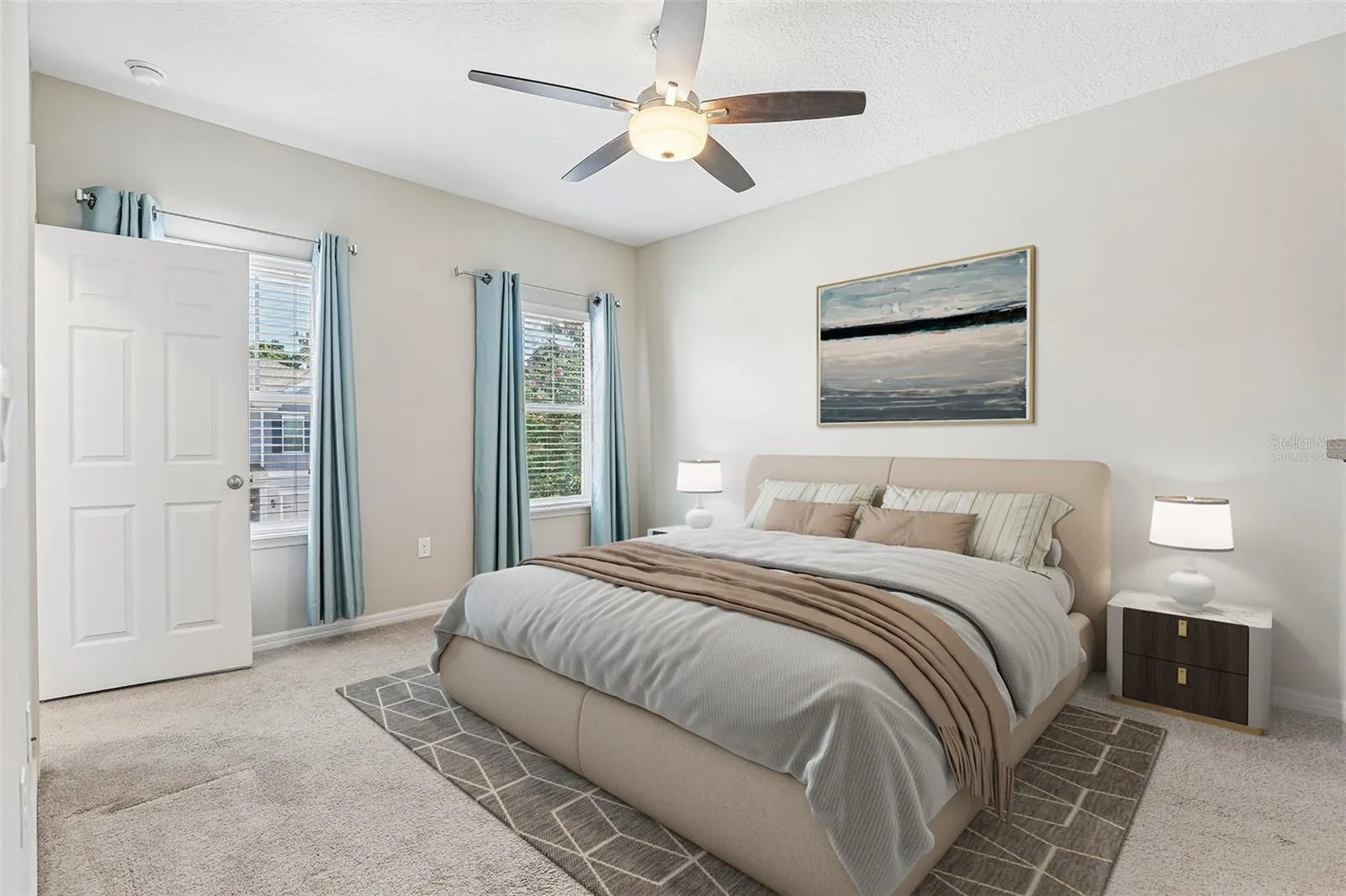 Primary Suite. Virtually Staged.