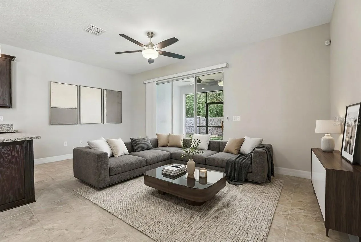 Living Area. Virtually Staged.