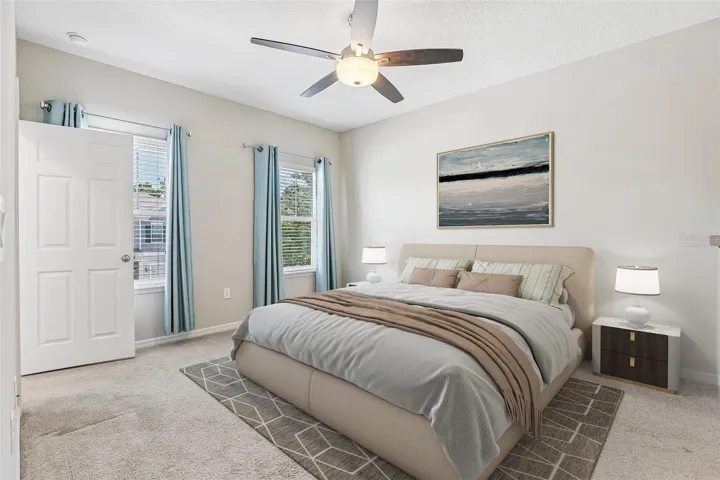 Primary Suite. Virtually Staged.