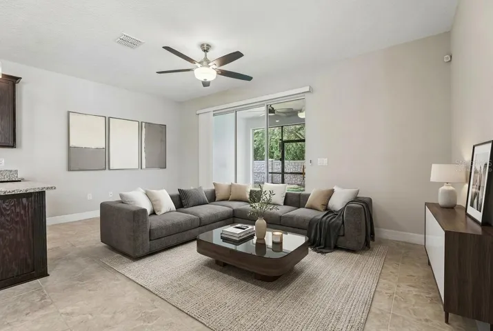 Living Area. Virtually Staged.