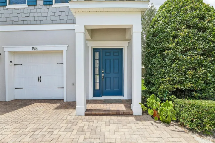 1-car garage and covered front entry.
