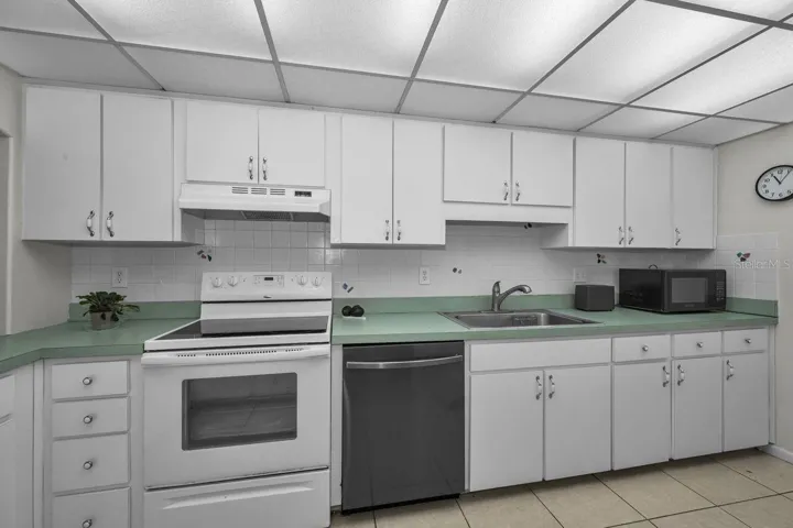 kitchen with pass through